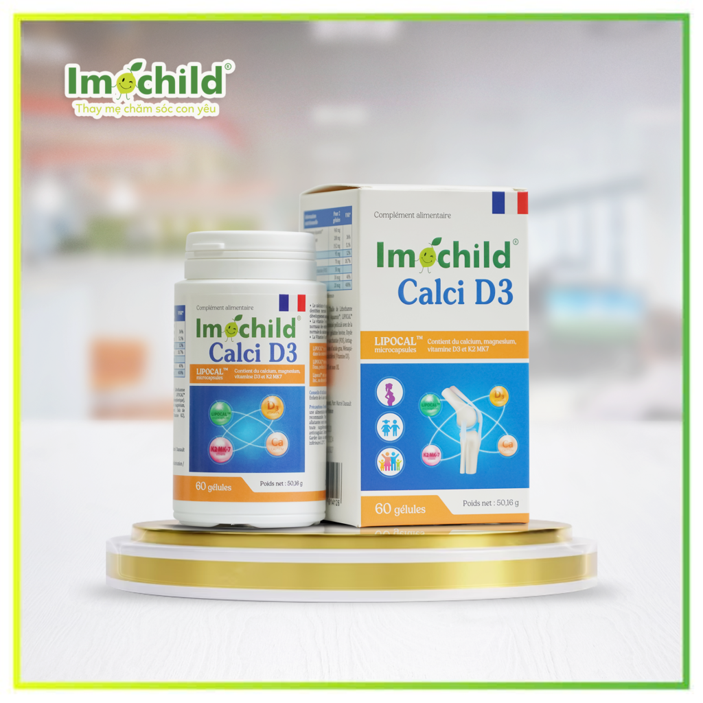 Hình ảnh sản phẩm Imochild Calci D3 bổ sung canxi cho trẻ phát triển xương chắc khoẻ