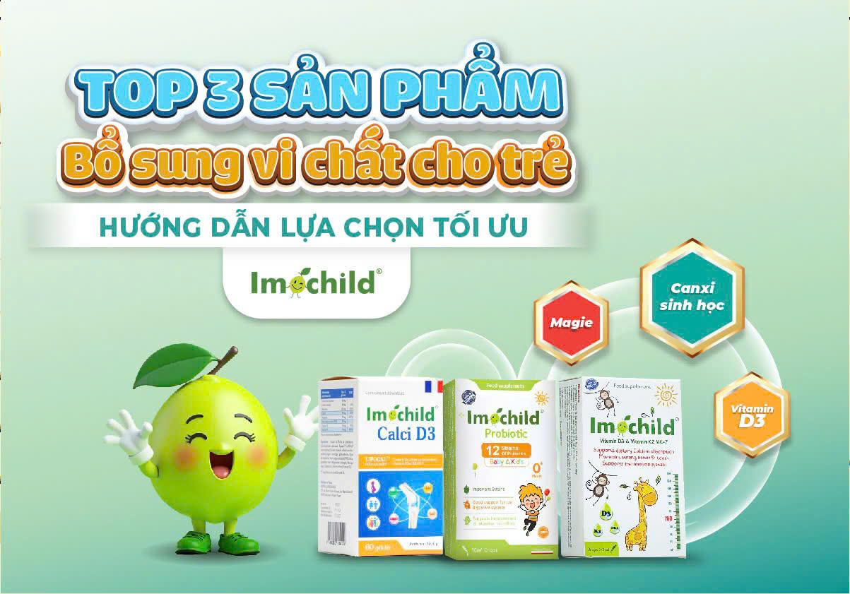 7 Sản phẩm bổ sung vi chất cho trẻ tốt nhất 2 Hình ảnh sản phẩm bổ sung vi chất cho trẻ