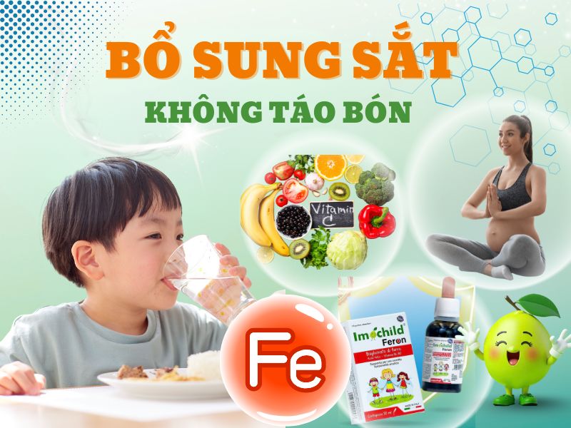 Hình ảnh bổ sung sắt không táo bón