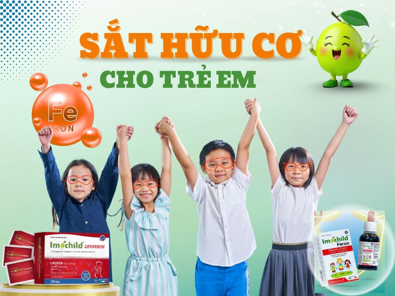 Hình ảnh giải đáp sắt hữu cơ cho trẻ em
