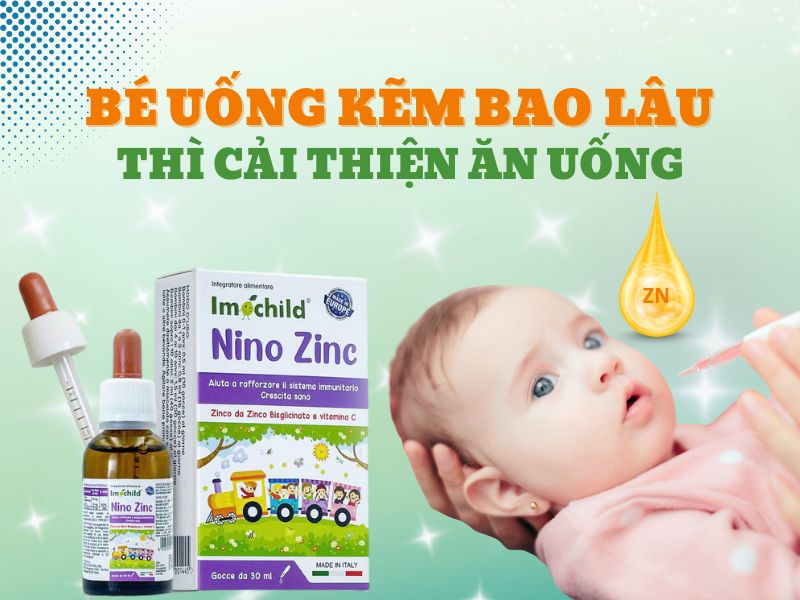 Hình ảnh bé uống kẽm bao lâu thì cải thiện ăn uống