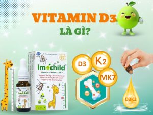 Hình ảnh Vitamin D3 là gì có tác dụng gì cho bé