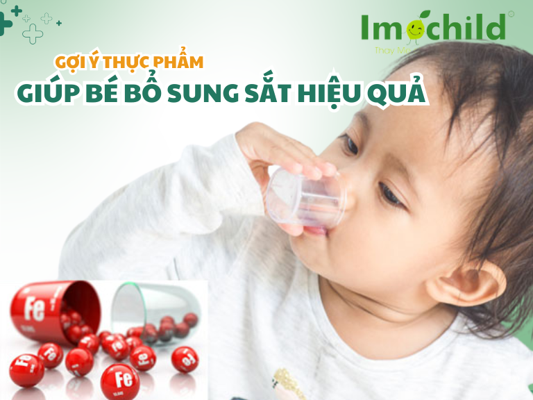 Gợi ý thực phẩm bổ sung sắt