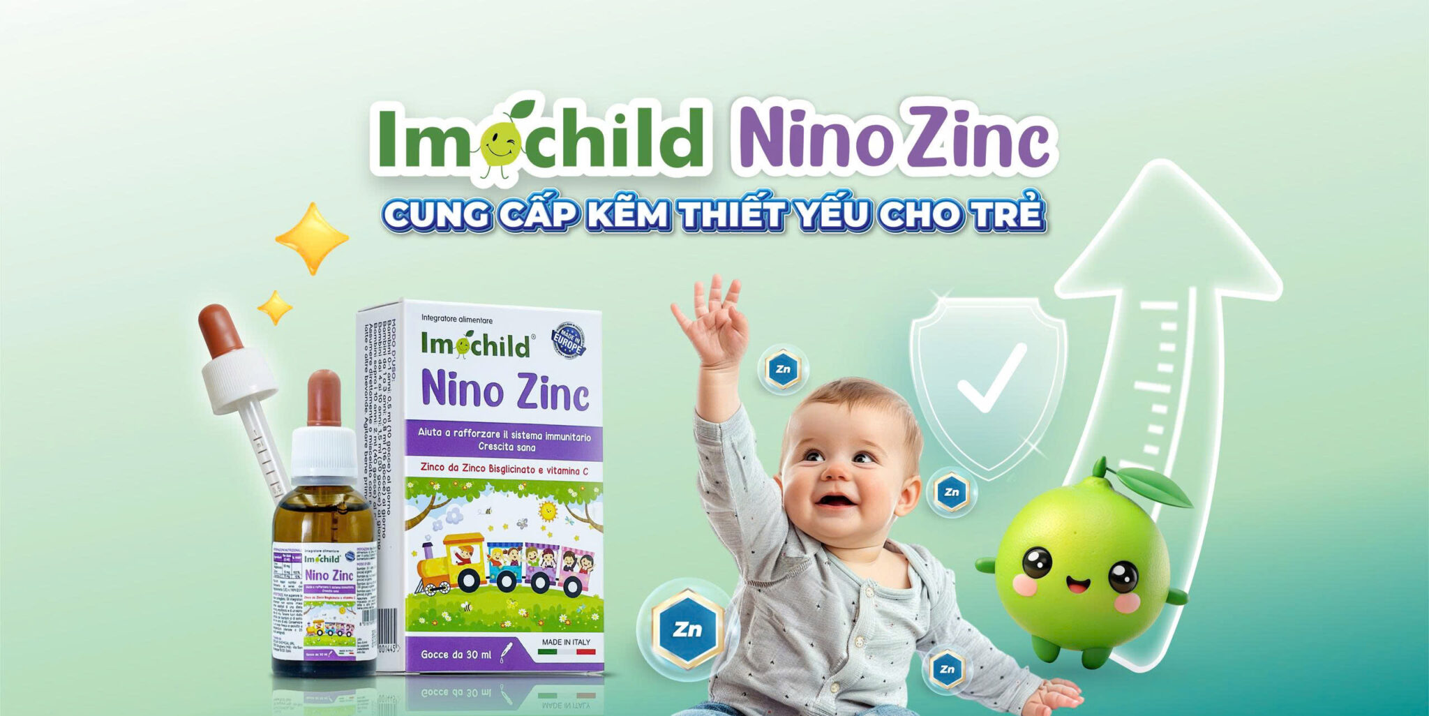 Vì sao nhiều mẹ chọn Imochild Nino ZinC cho con? 3 Vì sao nhiều mẹ chọn Imochild Nino ZinC cho con?